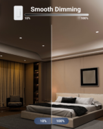 Recessed LED Lighting, 4 Inch, Slim with Metal J-Box, Selectable CCT, 850 Lumens