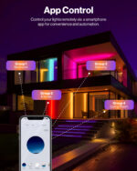 Recessed LED Lighting, 4 Inch, Smart Night Light Slim, Wafer Thin, Smooth Trim, Selectable CCT, 800 Lumens