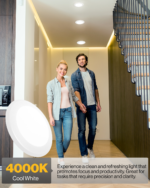 Recessed LED Lighting, 5/6 Inch, Disk Downlight, 12W, 850 Lumens